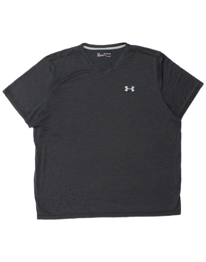 UNDER ARMOUR Herre Heat Gear T-Shirt Top 2XL Sort