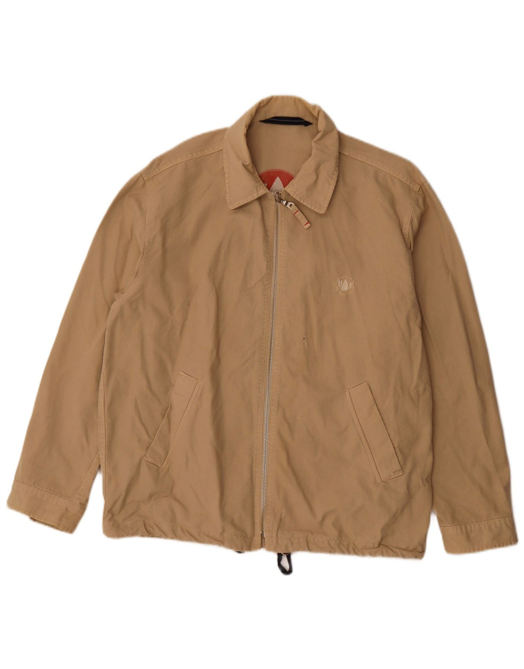 Murphy & Nye Herre Bomber Jacket UK 38 Medium Beige Bomuld