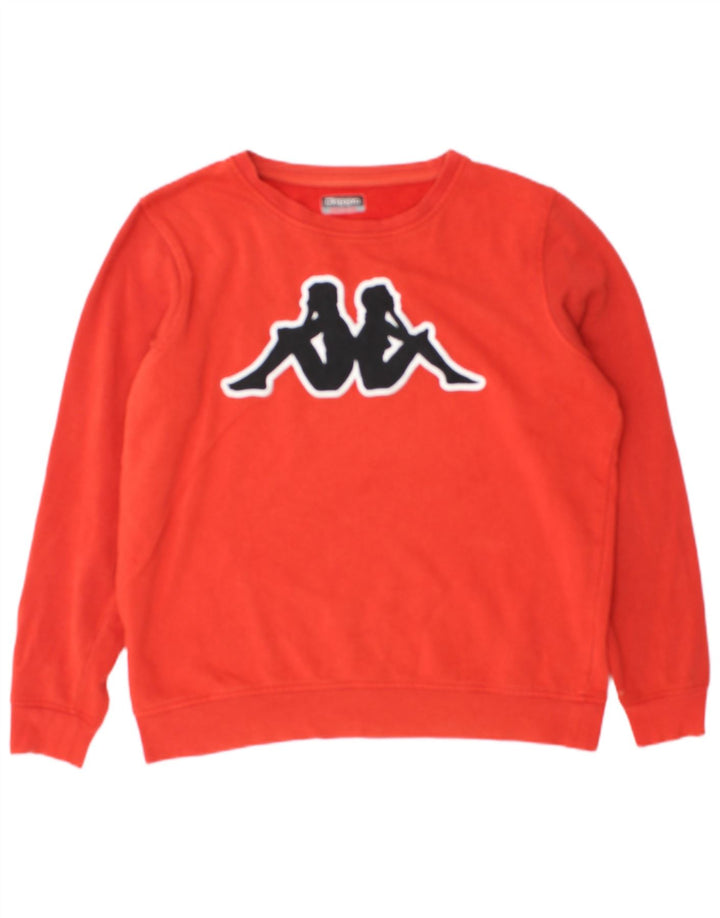 Kappa Herre Grafisk Sweatshirt Jumper Medium Rød
