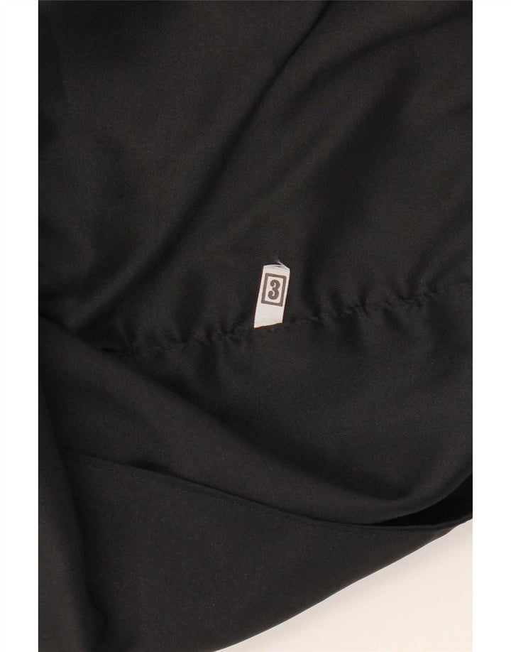 Vintage damevest UK 14 Medium Sort Geometrisk