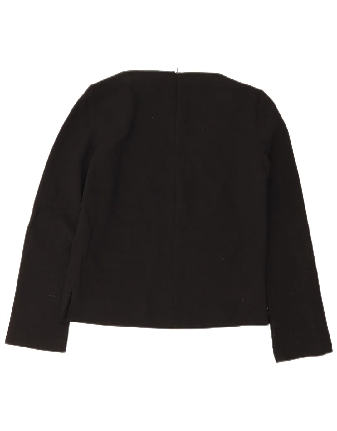 Zara Dame Top Langærmet UK 6 XS Sort Polyester