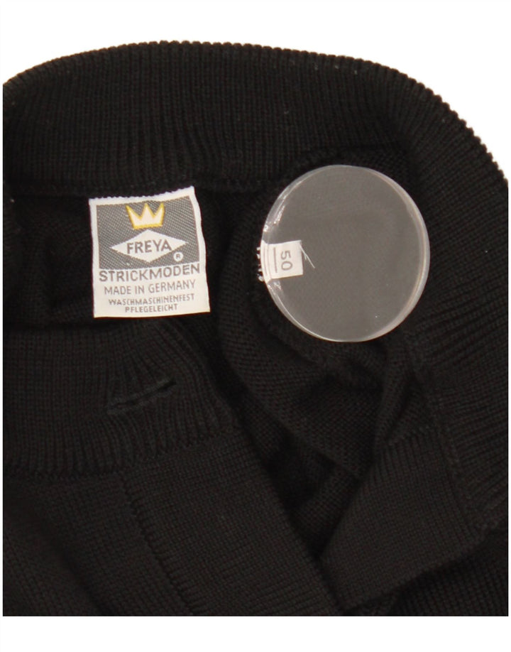 Strickmoden Dame Cardigan Sweater EU 50 2XL Sort Polyacryl