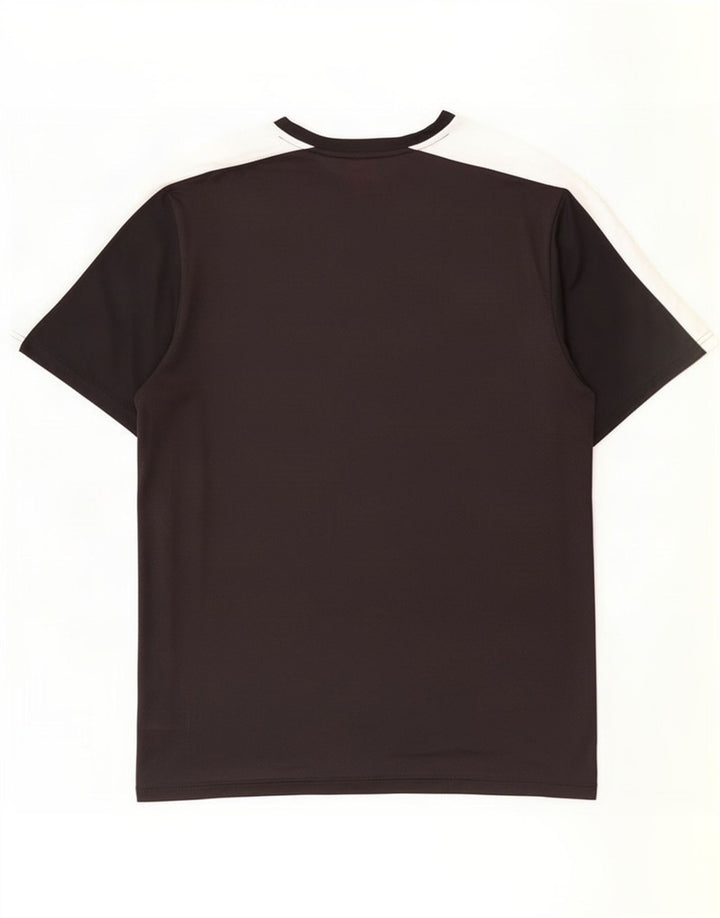 Puma Herre Grafisk T-Shirt Top Stor Sort Colourblock Polyester