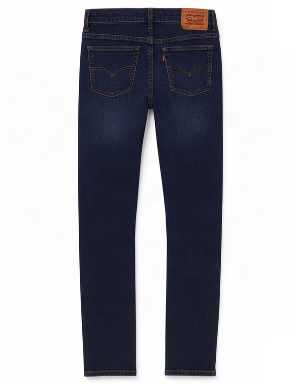 Levi's Boys 510 Skinny Jeans 11-12 år W28 L28 Blå Bomuld