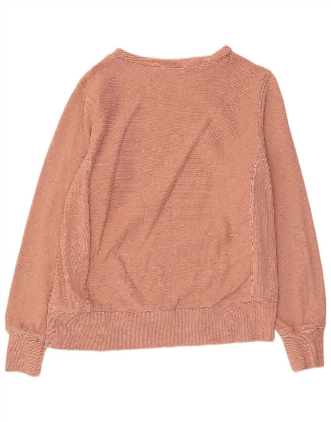 Champion Dame Sweatshirt Jumper UK 14 Large Pink Bomuld