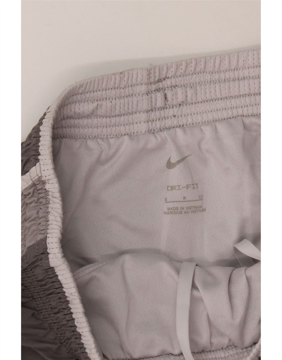 Nike Dame Dri Fit sportsshorts UK 10 Small Grå Polyester