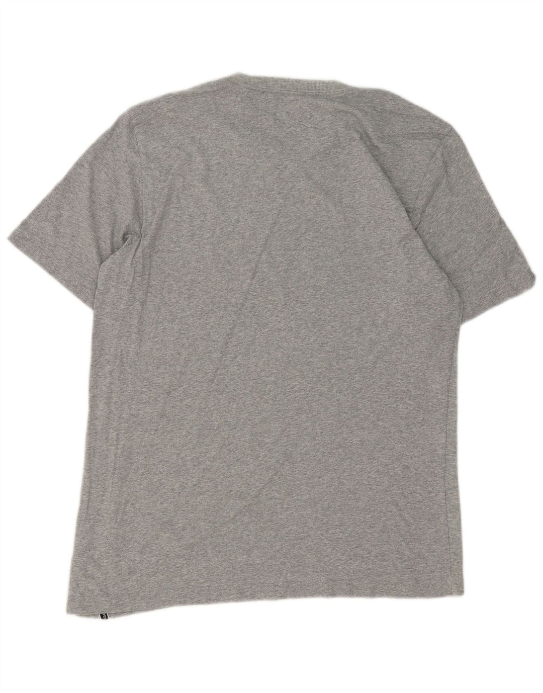 Champion Herre Grafisk T-Shirt Top Stor Grå Bomuld