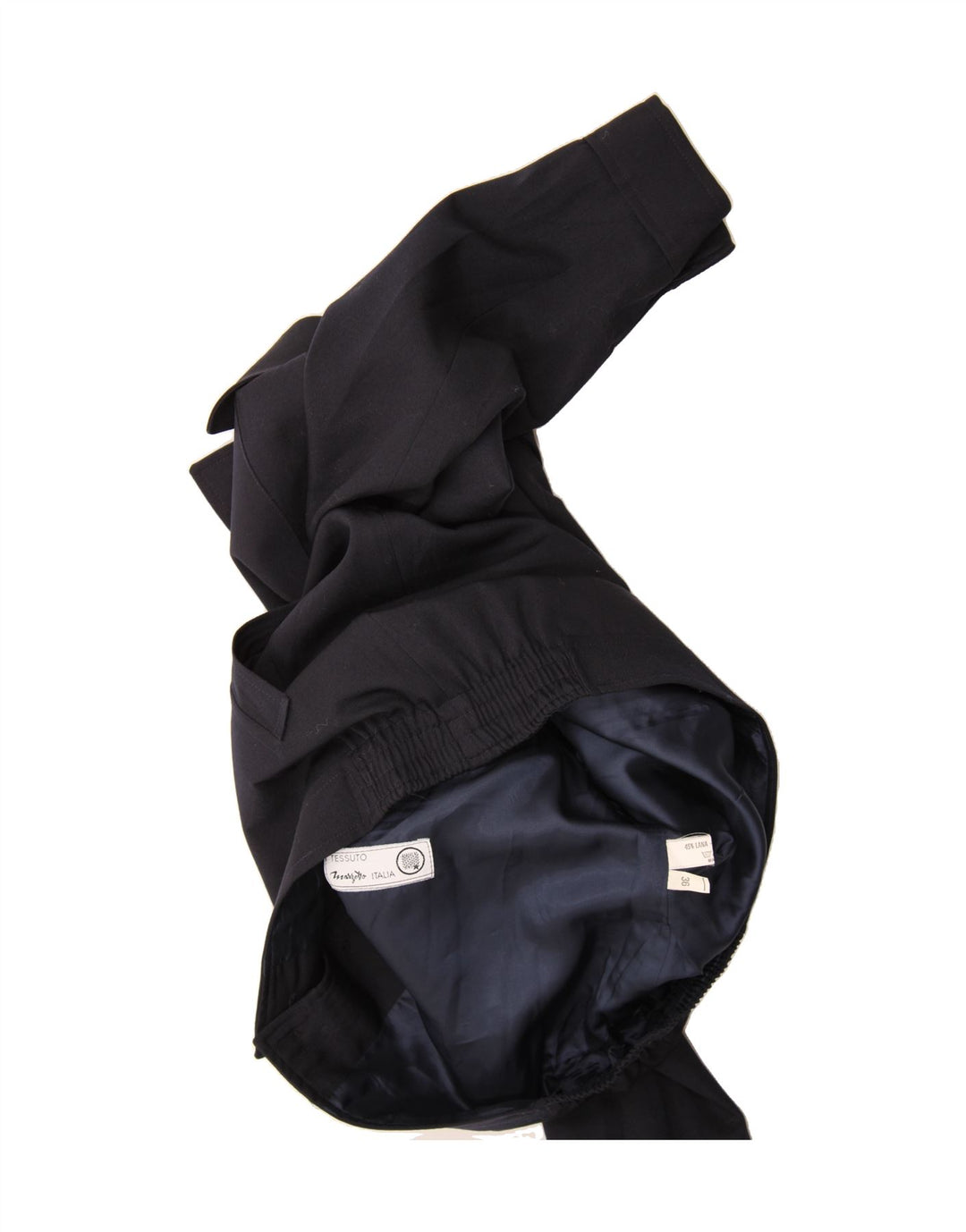 MARZOTTO Womens 3 Button Blazer Jacket IT 36 XS Navy Blue Wool Vintage Marzotto and Second-Hand Marzotto from Messina Hembry 