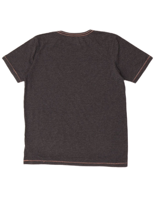 Quiksilver drenge grafisk t-shirt top 15-16 år grå bomuld