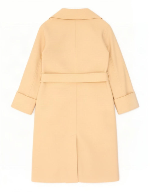 Vintage overfrakke til kvinder UK 10 Small Beige