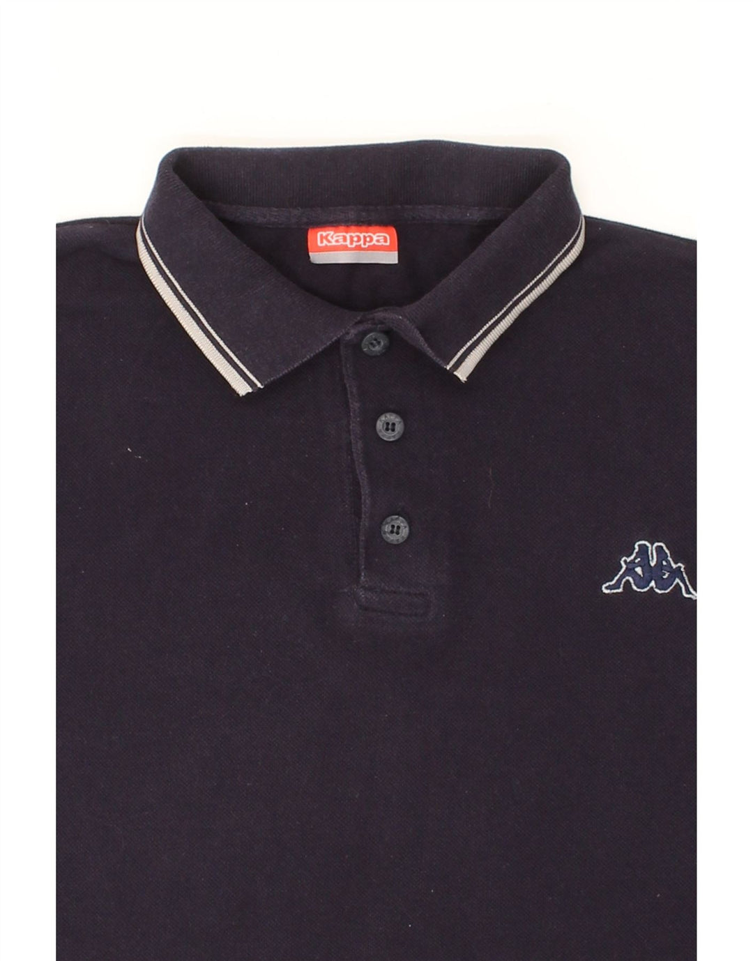 KAPPA Mens Polo Shirt Small Navy Blue Vintage Kappa and Second-Hand Kappa from Messina Hembry 