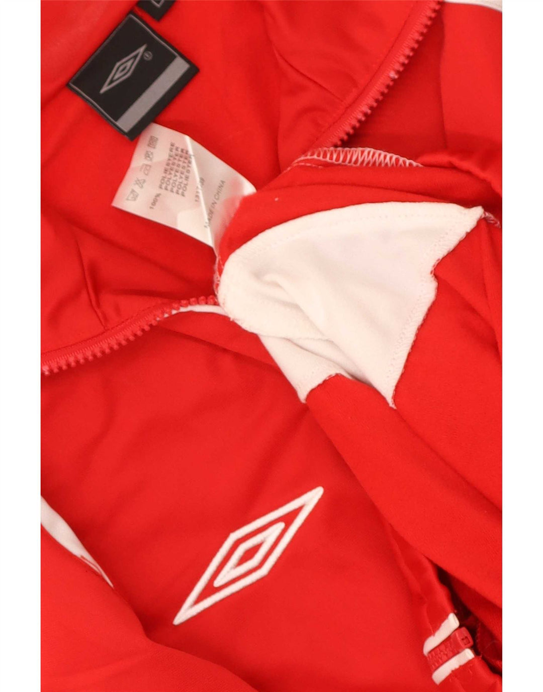 Umbro Herre træningsdragt Topjakke Stor Rød Colourblock Polyester