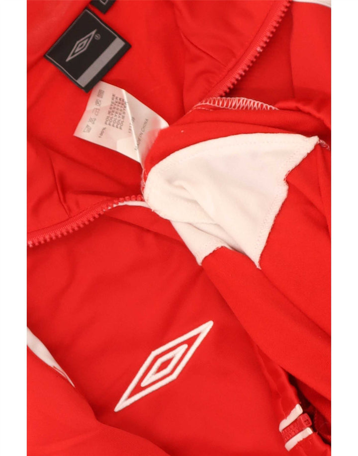 Umbro Herre træningsdragt Topjakke Stor Rød Colourblock Polyester