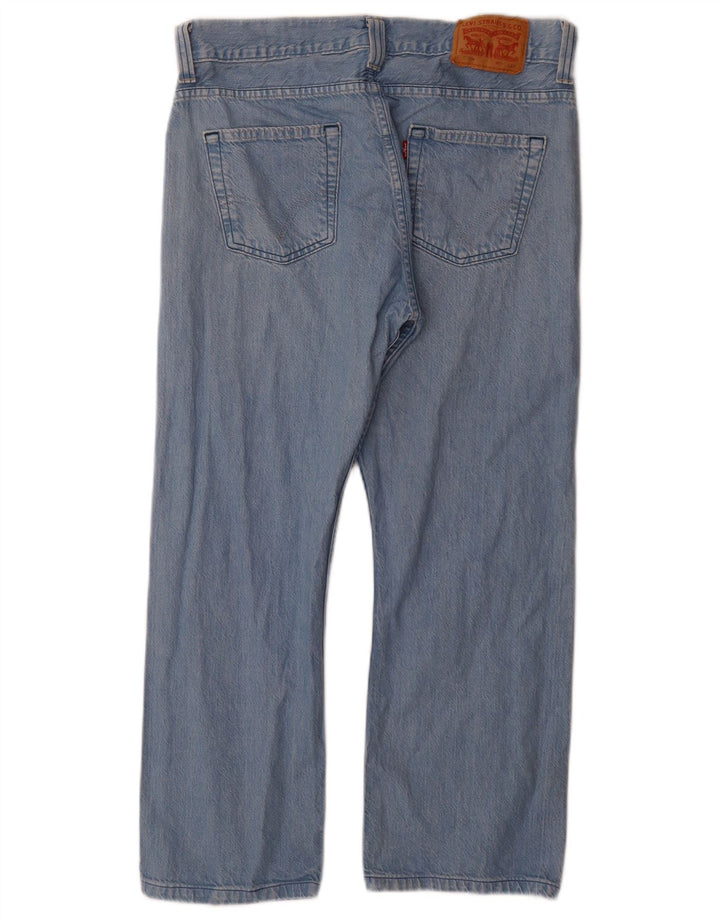Levi's Herre 506 Straight Jeans W34 L29 Blå Bomuld