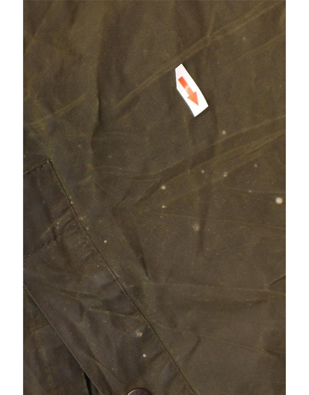Barbour Herre vokset bomuldsjakke UK 46 3XL Khaki Bomuld