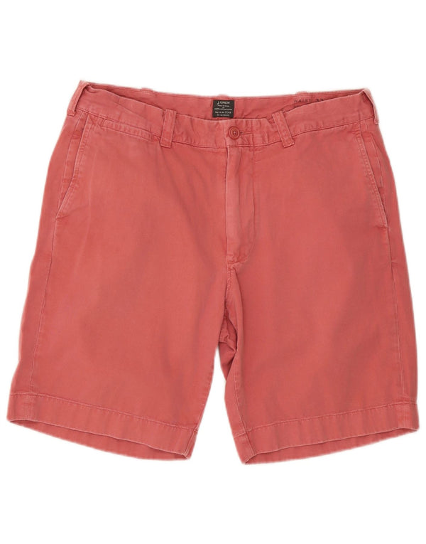 J. CREW Chino Shorts til mænd W33 Medium Rød Bomuld