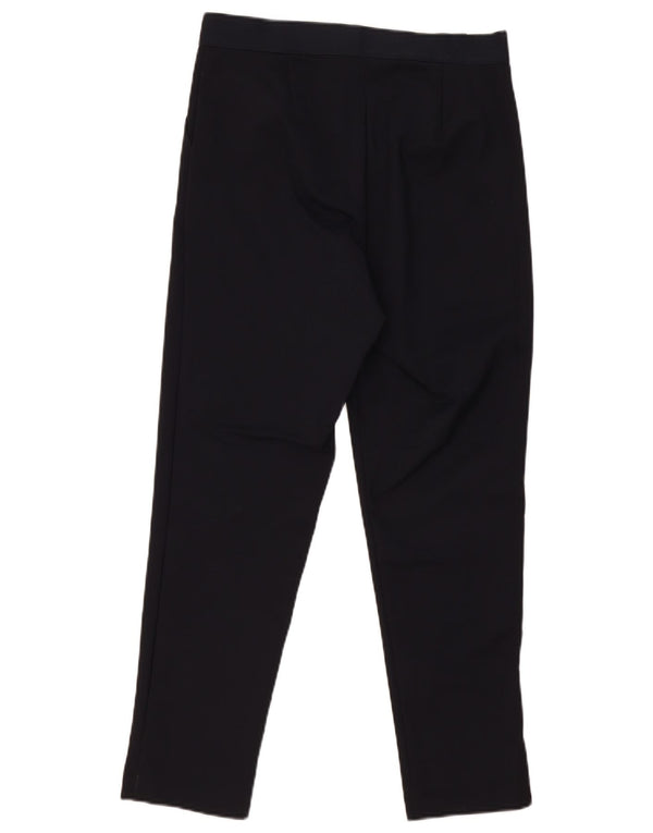 Marks & Spencer Kvinder Højtaljede Casual Bukser UK 12 Medium W30 L27 Navy