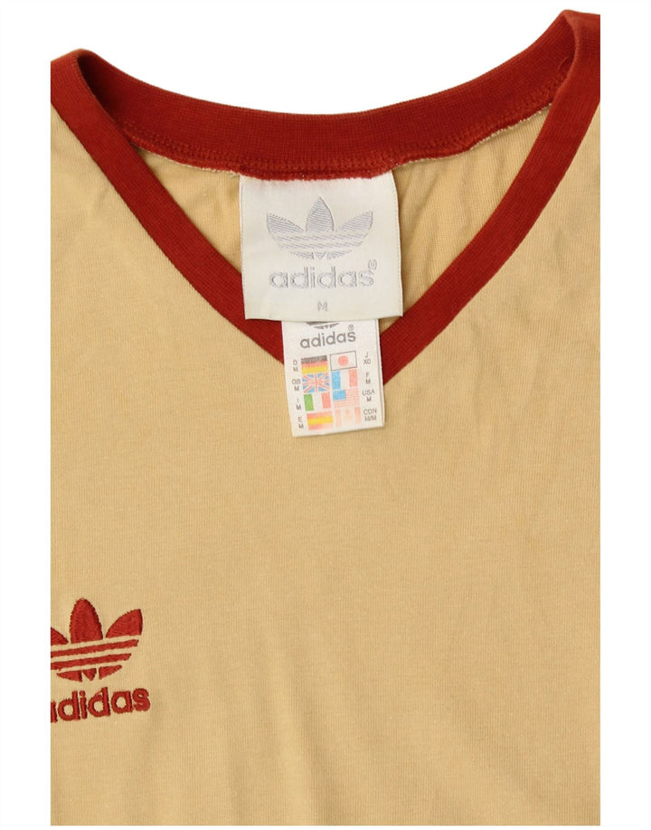 ADIDAS T-shirt top til kvinder DK 14 Medium Gul