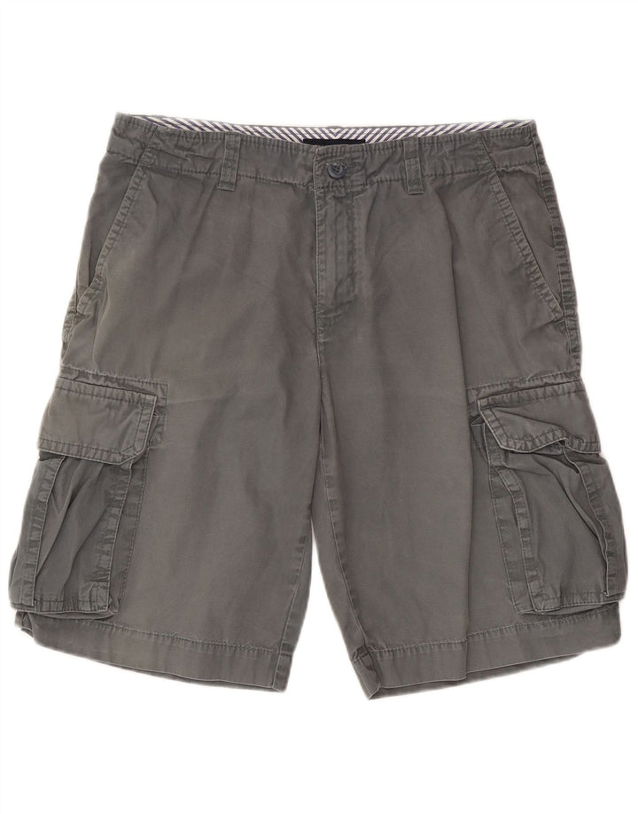 Tommy Hilfiger Herre Cargo Shorts W33 Medium Grå Bomuld