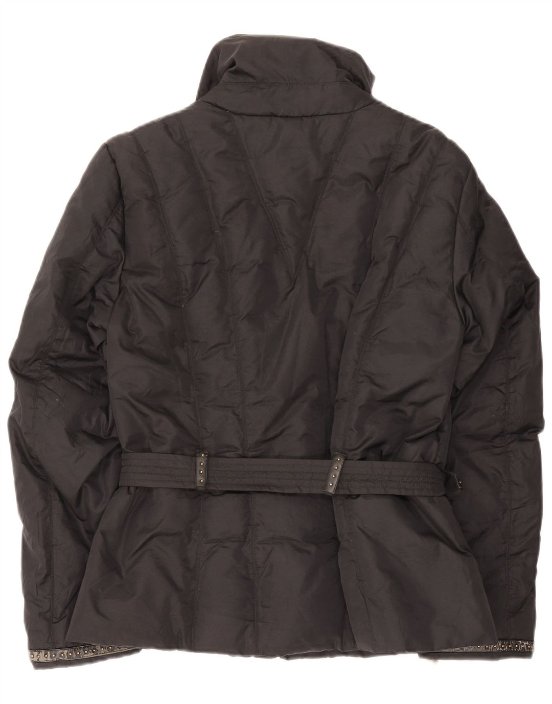 Trussardi Polstret Damejakke IT 48 XL Sort Polyamid