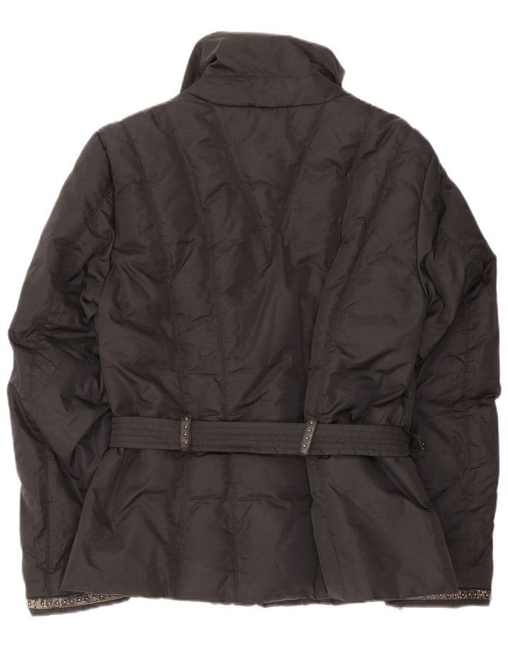 Trussardi Polstret Damejakke IT 48 XL Sort Polyamid
