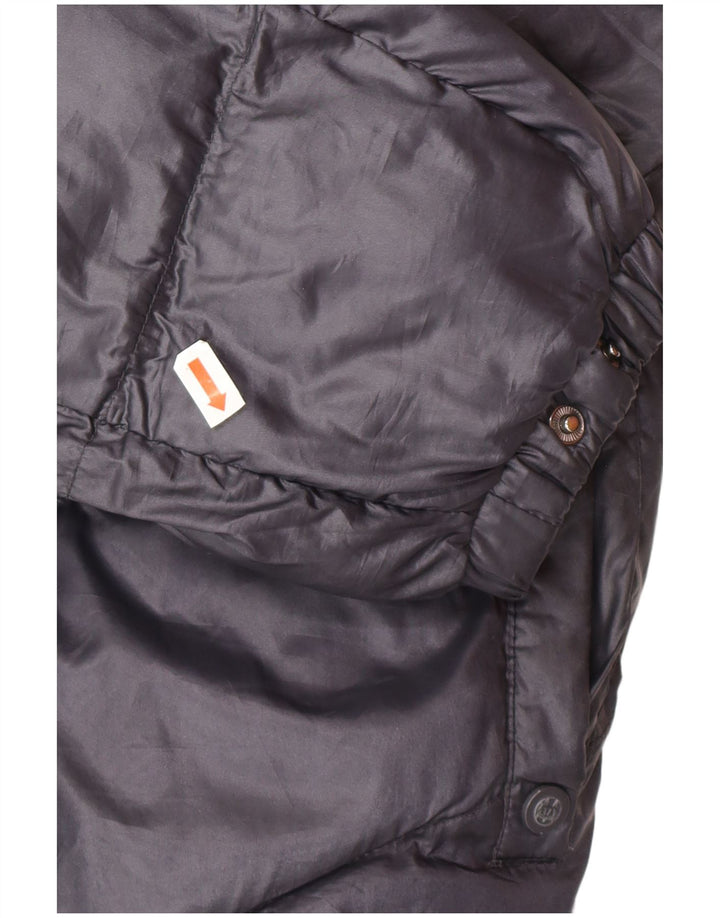 Massimo Dutti Herre polstret jakke UK 36 Small Navy Blue Polyester