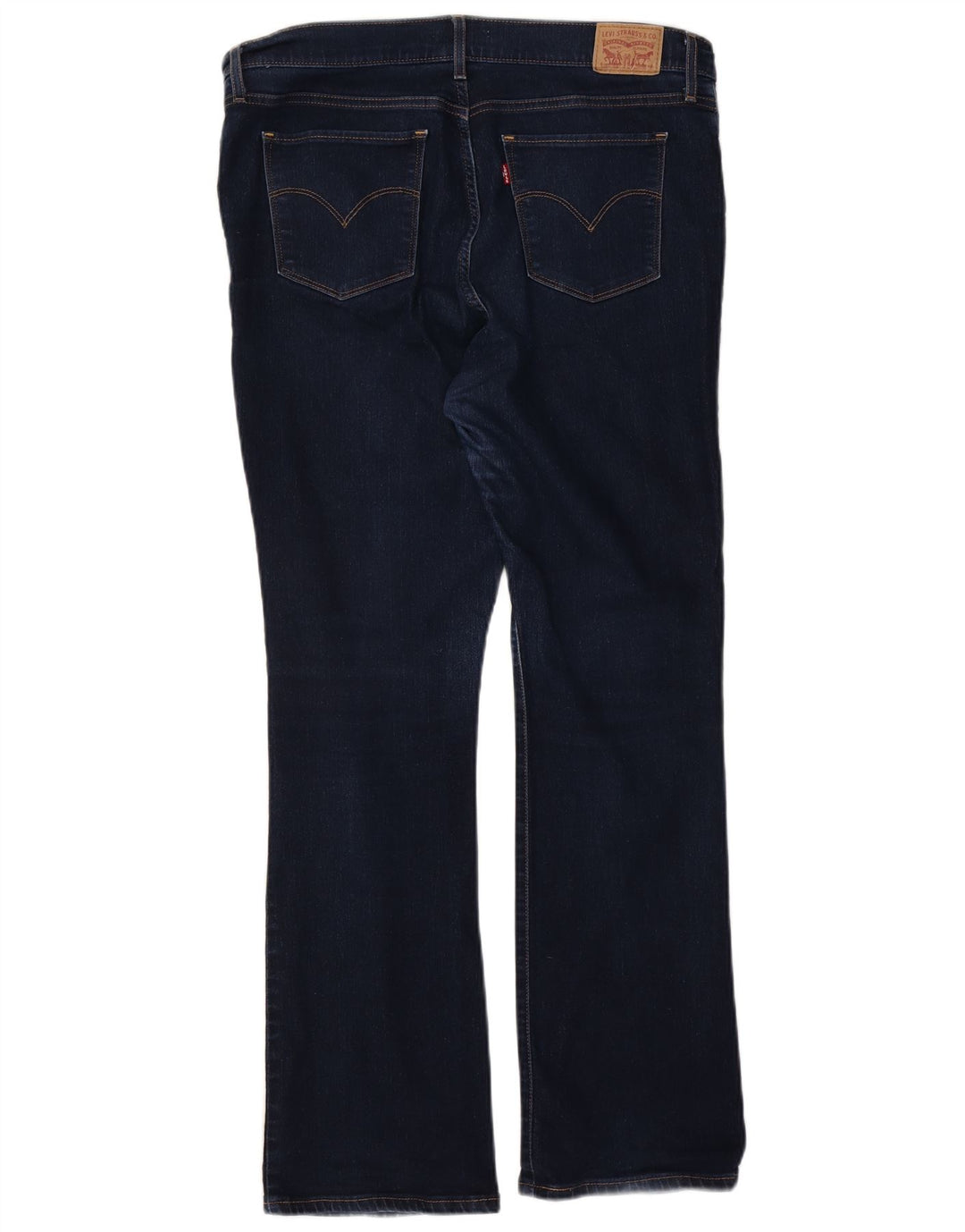 Levi's Dame 315 Shaping Bootcut Jeans W33 L32 Marineblå Bomuld