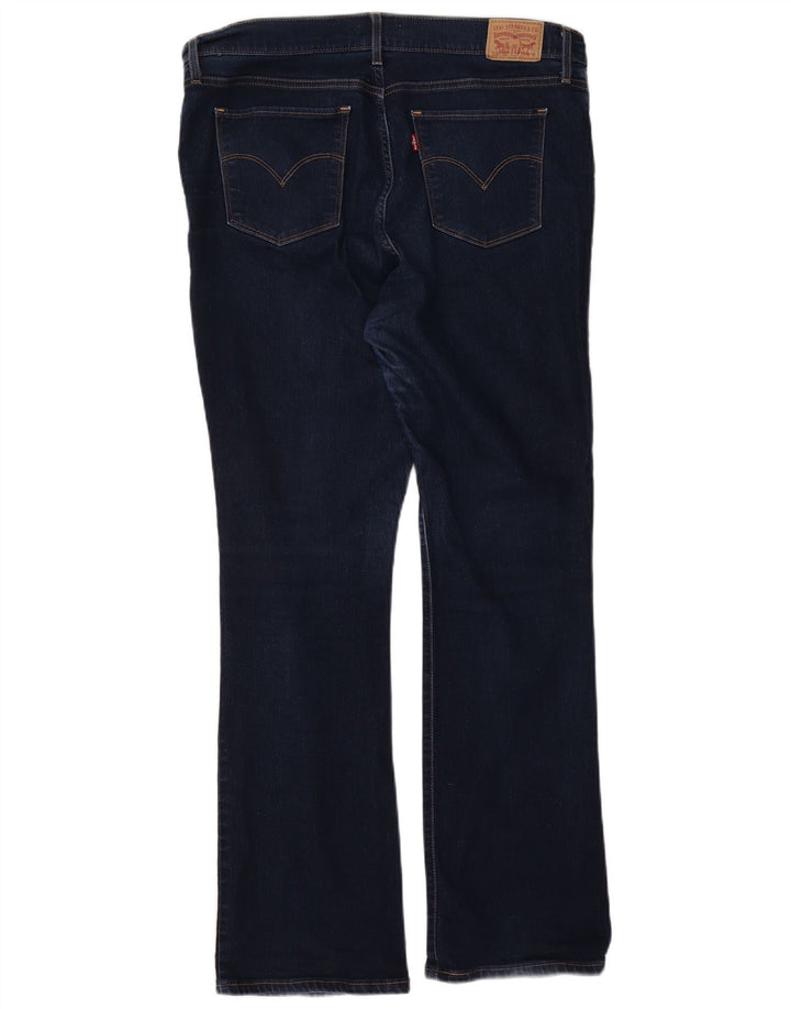 Levi's Dame 315 Shaping Bootcut Jeans W33 L32 Marineblå Bomuld