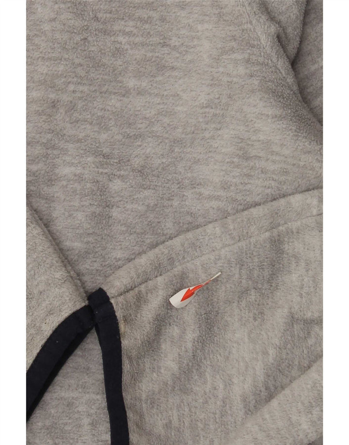 Jack & Jones Fleece Jumper med lynlås til mænd Medium Grå Colourblock Polyester
