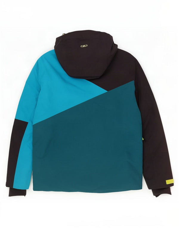 CMP Skijakke med hætte til mænd IT 46 Small Blue Colourblock Polyester