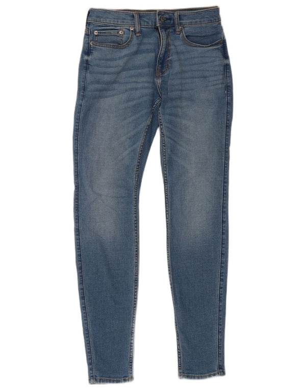 Hollister Super Skinny Jeans til kvinder W30 L32 blå bomuld