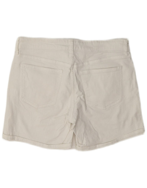 Gap Womens Standard Regular Denim Shorts W28 Medium White Bomuld