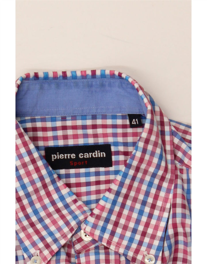 PIERRE CARDIN Herreskjorte str. 41 Medium Rød ternet
