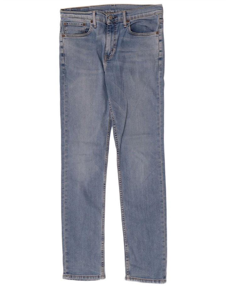 Levi's Herre 511 Slim Jeans W32 L34 Blå Bomuld