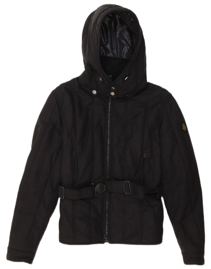 Refrigiwear Dame hættepolstret jakke IT 46 Large Black Polyester