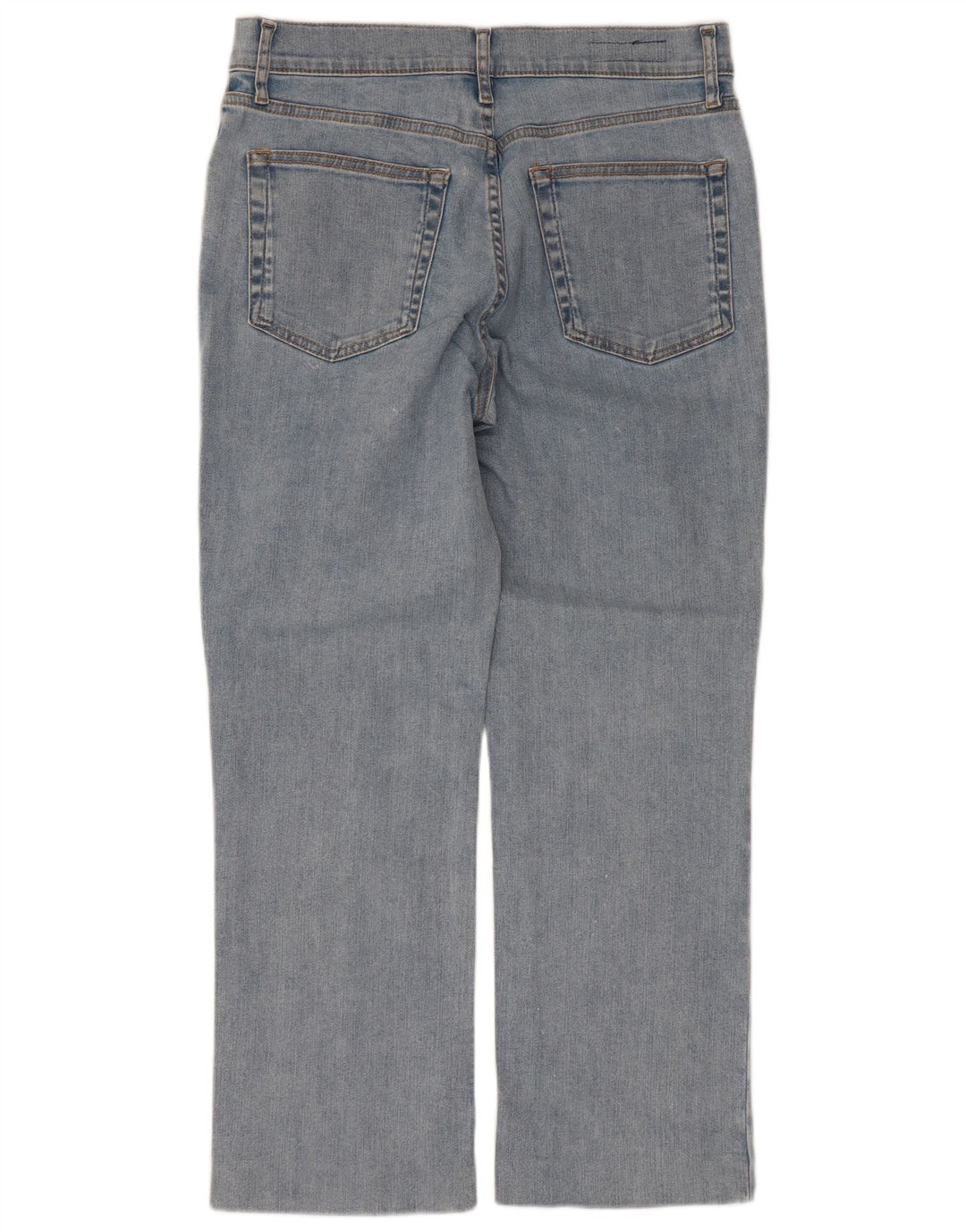 ZARA Straight Jeans til kvinder EU 40 Medium W30 L26 Blå Bomuld