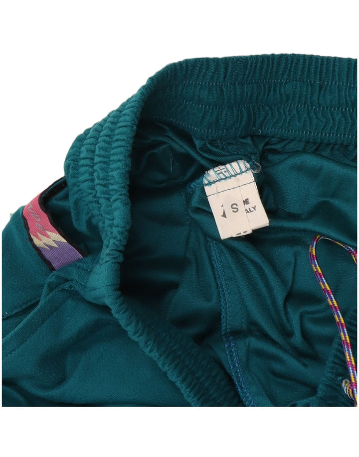Vintage Herre grafisk hel træningsdragt Lille grøn Colourblock Polyester
