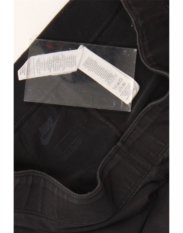NIKE Grafiske Leggings til kvinder UK 8 Lille sort bomuld