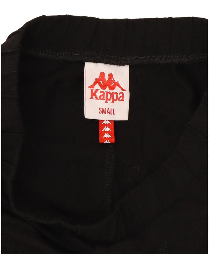 Kappa Graphic Leggings til kvinder UK 10 Small Black Colourblock