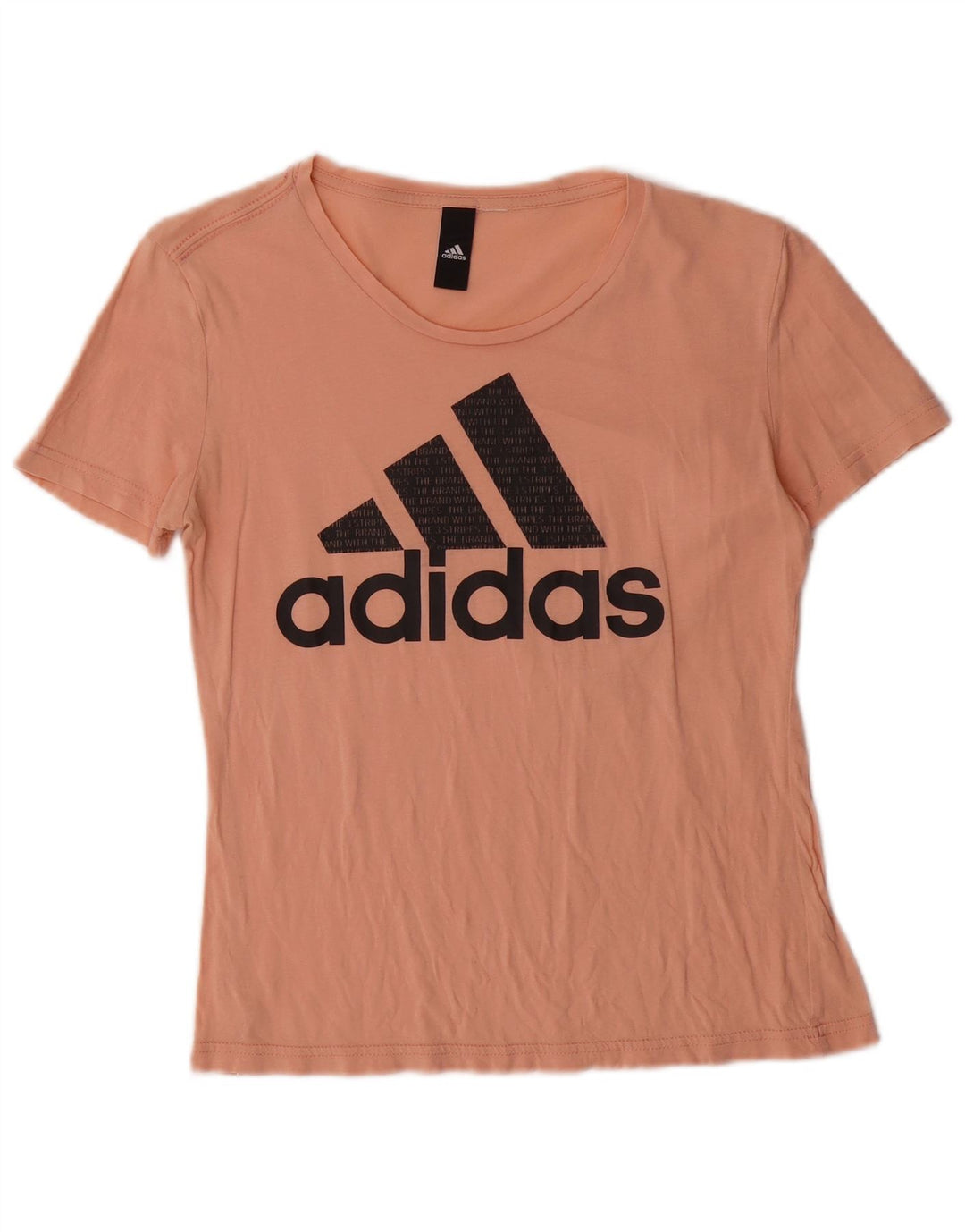 Adidas Dame Grafisk T-Shirt Top UK 10 Small Pink