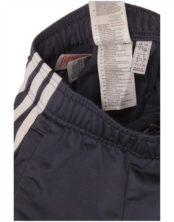 ADIDAS Træningsdragt til drenge Bukser Joggers 6-7 år Marineblå polyester