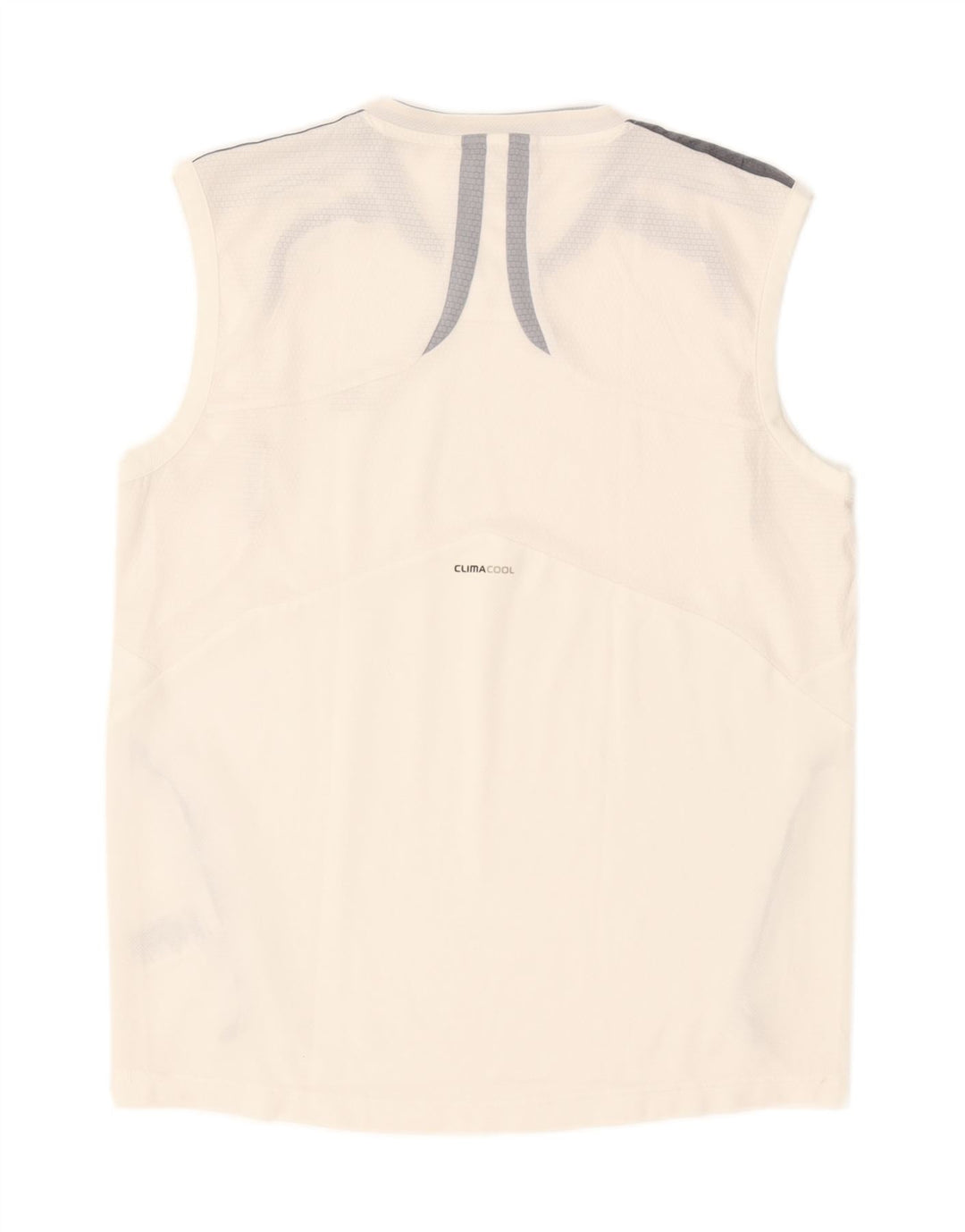 Adidas Herre Climalite Vest Top Stor Hvid Colourblock Polyester