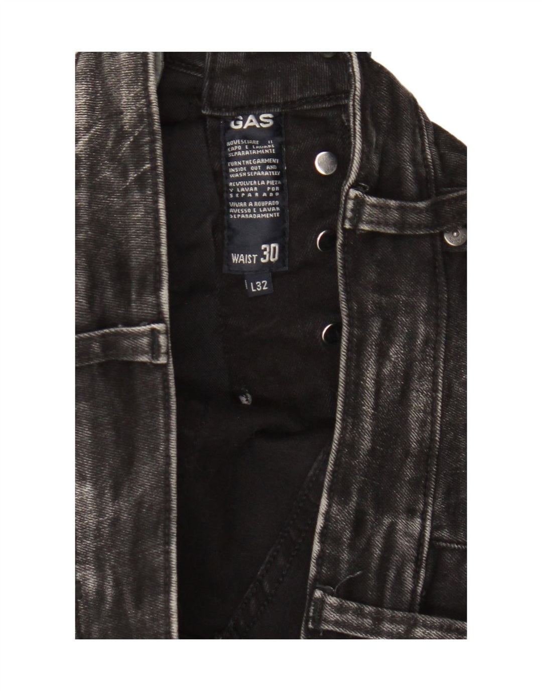 Gas Skinny Jeans til mænd W30 L32 Grå
