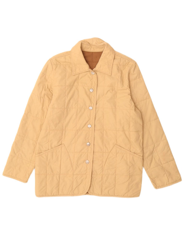 Slam Womens Vendbar Polstret Jakke UK 14 Medium Beige Nylon