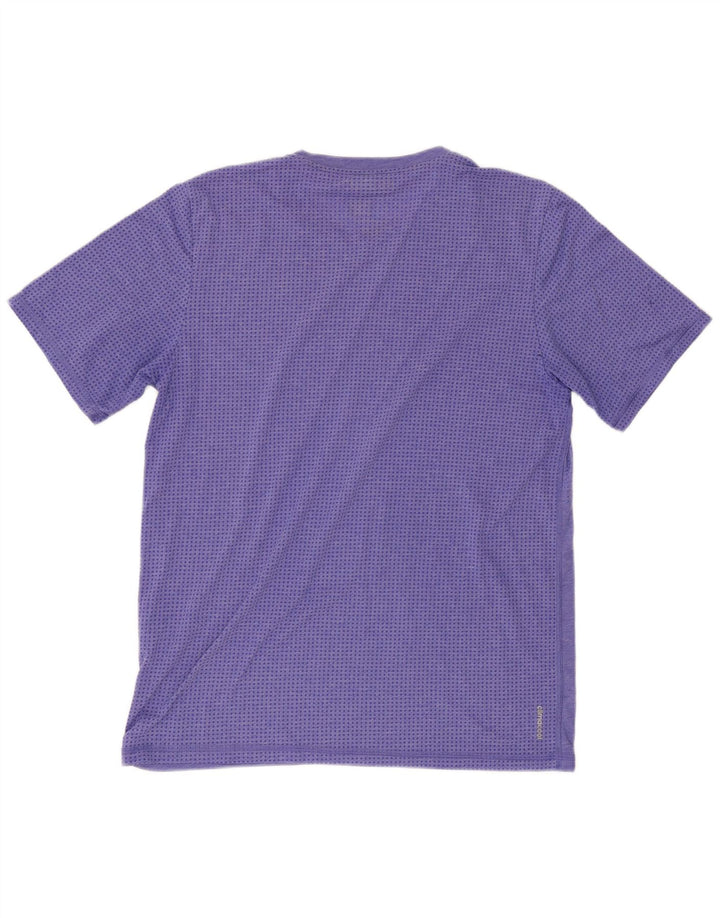 Adidas Herre Climacool T-Shirt Top Stor Lilla Polyester
