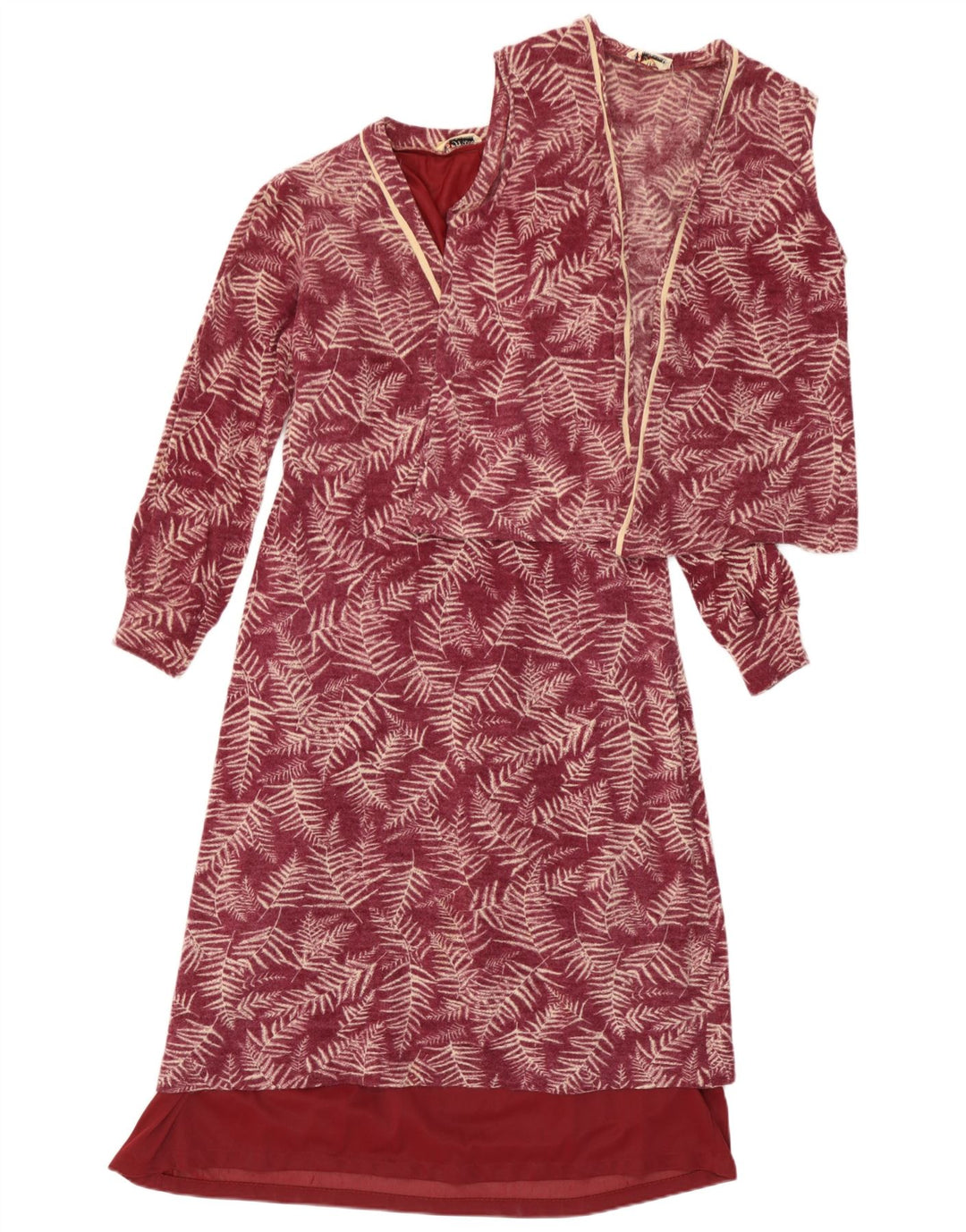 Hilton Damesæt 2 stk. UK 10 Small Burgundy Floral