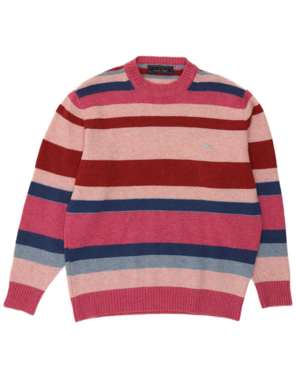 Harmont & Blaine Herre Crew Neck Jumper Sweater Medium Flerfarvet Stribet