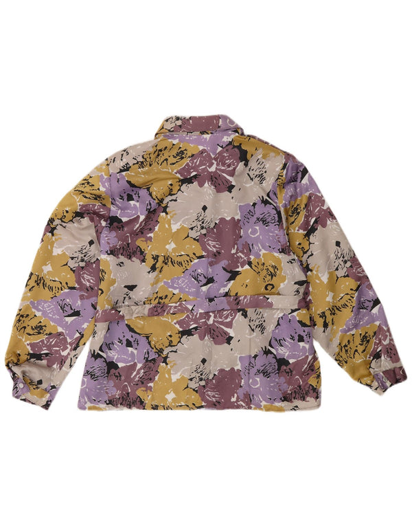 Vintage Dameskjorte UK 16 Large Multicolored Floral