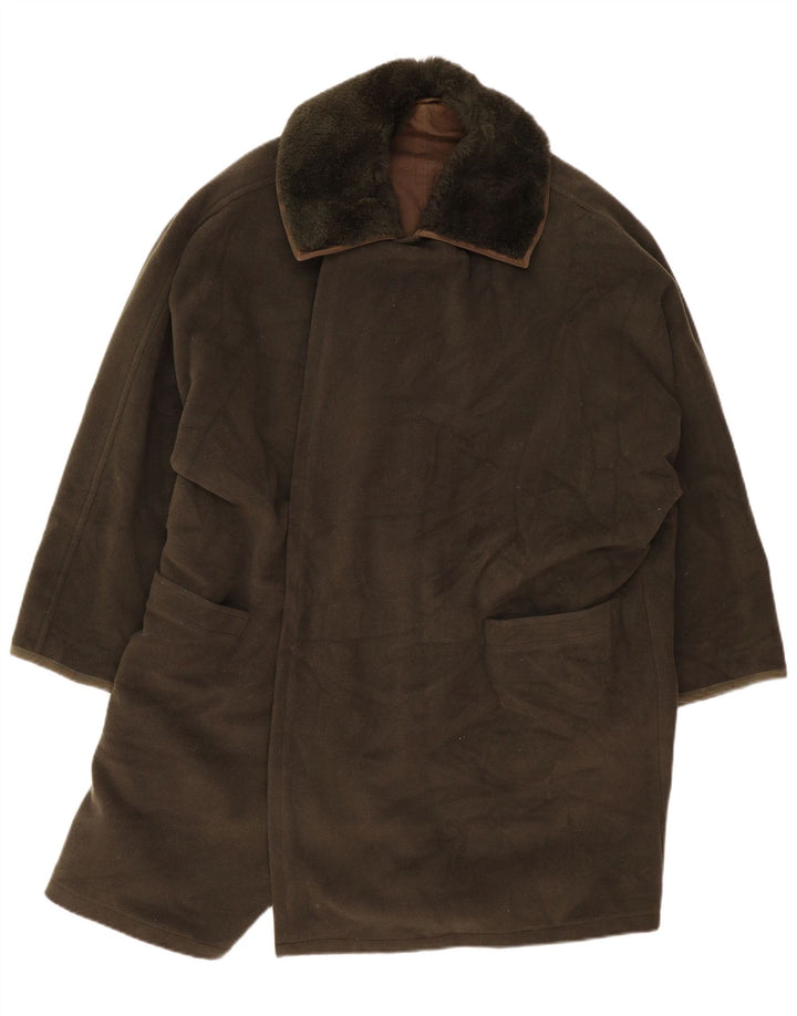 Vintage Overfrakke til mænd UK 44 2XL Khaki