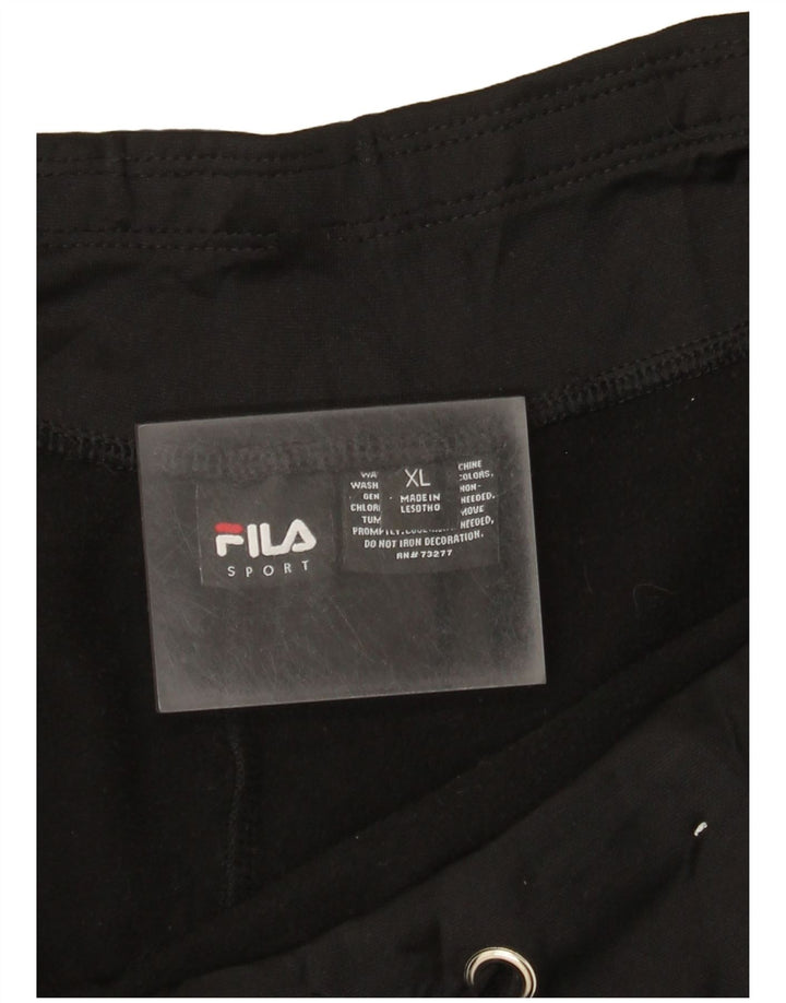 Fila træningsdragt bukser til kvinder UK 18 XL Sort